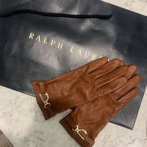 Stunning Ralph Lauren Leather Driving Gloves 🤎